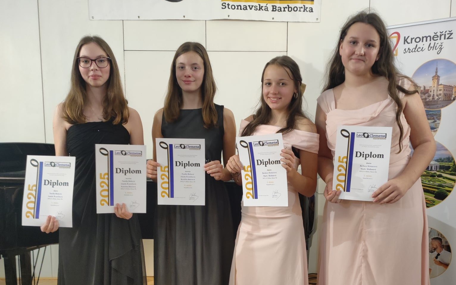 Obrázek pro novinku: Pěvecké oddělení na pěvecké soutěži v Kroměříži